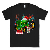 Black farm tractor christmas Classic Tee - MaliasSmallBusiness