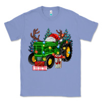 Colony Blue farm tractor christmas Classic Tee - MaliasSmallBusiness