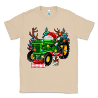 Mushroom farm tractor christmas Classic Tee - MaliasSmallBusiness