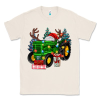 Natural farm tractor christmas Classic Tee - MaliasSmallBusiness