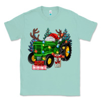 Seafoam farm tractor christmas Classic Tee - MaliasSmallBusiness