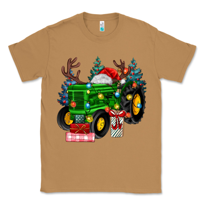 Farm Tractor Christmas Classic Tee by MaliasSmallBusiness | Teevron