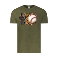Vintage Olive it's game day y'all baseball Vintage Tee - JahusDesignShop