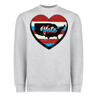 Heather Grey VOTE Heavyweight Sweatshirt - Bettercallsaul