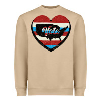 Mushroom VOTE Heavyweight Sweatshirt - Bettercallsaul