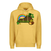 Antique Gold kentucky map st.patricks Premium Hoodie - CowGirlArtShop