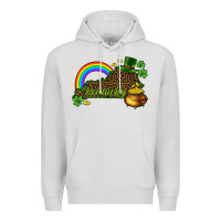 Dove Grey kentucky map st.patricks Premium Hoodie - CowGirlArtShop