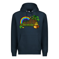 Navy kentucky map st.patricks Premium Hoodie - CowGirlArtShop