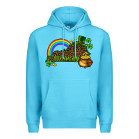 Ocean Blue kentucky map st.patricks Premium Hoodie - CowGirlArtShop