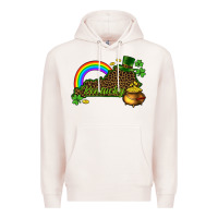 Pale Pink kentucky map st.patricks Premium Hoodie - CowGirlArtShop