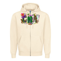 Sandshell cna mardi gras Zipper Hoodie - CowGirlArtShop
