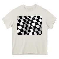 Cream race flag 3200x2400 Heavy Core Tee - AdoDesignShop