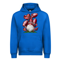 Cobalt American Football Gnome Urban Hoodie - CowhideDigitalArt