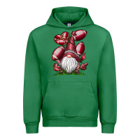 Emerald American Football Gnome Urban Hoodie - CowhideDigitalArt