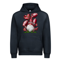 Navy American Football Gnome Urban Hoodie - CowhideDigitalArt