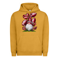 Pigment Peanut Butter American Football Gnome Urban Hoodie - CowhideDigitalArt