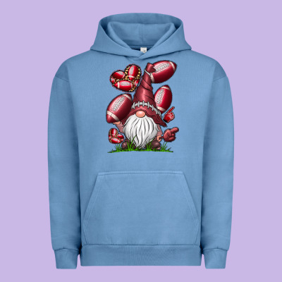 American Football Gnome Urban Hoodie Designed By Cowhidedigitalart