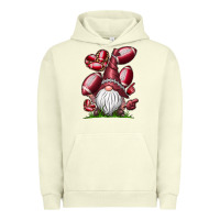 Pigment Pistachio American Football Gnome Urban Hoodie - CowhideDigitalArt