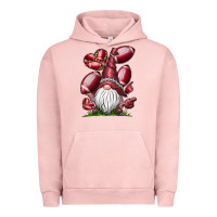 Pigment Salmon American Football Gnome Urban Hoodie - CowhideDigitalArt