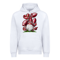 White American Football Gnome Urban Hoodie - CowhideDigitalArt