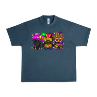 Midnight Navy Mardi Gras afro gnomies Urban Heavy Tee - BundleAndBundleShop