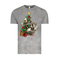 Cloud Rock Festive af Christmas middle finger Vintage Tee - NancyCooperArtShop