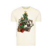 Vintage Arctic Festive af Christmas middle finger Vintage Tee - NancyCooperArtShop
