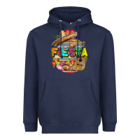 Navy Fiesta Heavyweight Hoodie - FaDigitalArtStudio