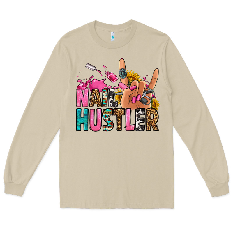 Nail Hustler Long Sleeve Tee by Jasminsmagicworld | Teevron