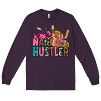 Plum nail hustler Long Sleeve Tee - Jasminsmagicworld