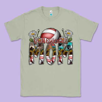 Volleyball Mom Classic Tee Designed By Sublimationcraftshop