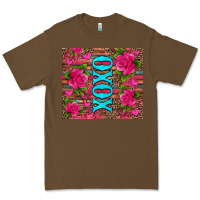 Xoxo Valentine's Day Pink Roses And Hearts Premium Tee | Teevron