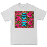 Dove Grey xoxo valentine's day pink roses and hearts Premium Tee - Jasminsmagicworld