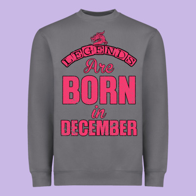 Legends Are Born İn December Heavyweight Sweatshirt Designed By Bettercallsaul