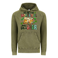 Vintage Olive its the most wonderful time for a year Vintage Hoodie - MaliasSmallBusiness