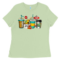 Matcha school bus driver coffee cups Ladies Tee - Jasminsmagicworld