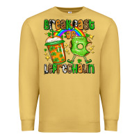 Antique Gold St. Patrick's Breakfast of leprechaun Premium Sweatshirt - OliviaCreatesArt