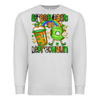 Dove Grey St. Patrick's Breakfast of leprechaun Premium Sweatshirt - OliviaCreatesArt