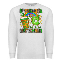 Oatmeal Heather St. Patrick's Breakfast of leprechaun Premium Sweatshirt - OliviaCreatesArt