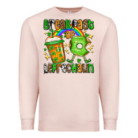 Pale Pink St. Patrick's Breakfast of leprechaun Premium Sweatshirt - OliviaCreatesArt