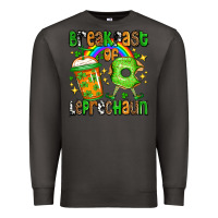 Smoke St. Patrick's Breakfast of leprechaun Premium Sweatshirt - OliviaCreatesArt