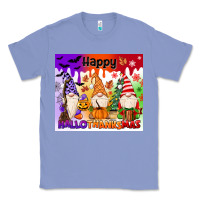 Colony Blue happy hallothanksmas gnomies Classic Tee - MaliasSmallBusiness