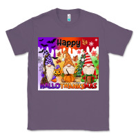 Lavender happy hallothanksmas gnomies Classic Tee - MaliasSmallBusiness