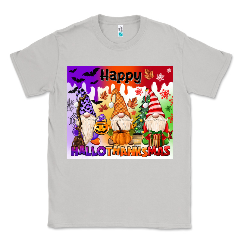 Happy Hallothanksmas Gnomies Classic Tee by MaliasSmallBusiness | Teevron