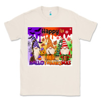 Natural happy hallothanksmas gnomies Classic Tee - MaliasSmallBusiness