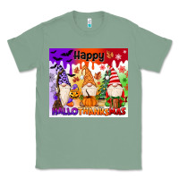 Sage happy hallothanksmas gnomies Classic Tee - MaliasSmallBusiness
