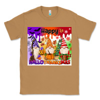 Toasted Coconut happy hallothanksmas gnomies Classic Tee - MaliasSmallBusiness