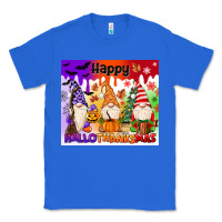True Royal happy hallothanksmas gnomies Classic Tee - MaliasSmallBusiness
