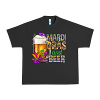 Pigment Black Mardi Gras and beer Urban Heavy Tee - BundleAndBundleShop