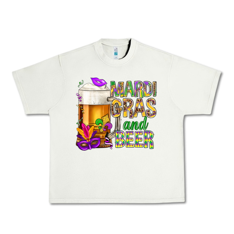 Mardi Gras And Beer Urban Heavy Tee by BundleAndBundleShop | Teevron